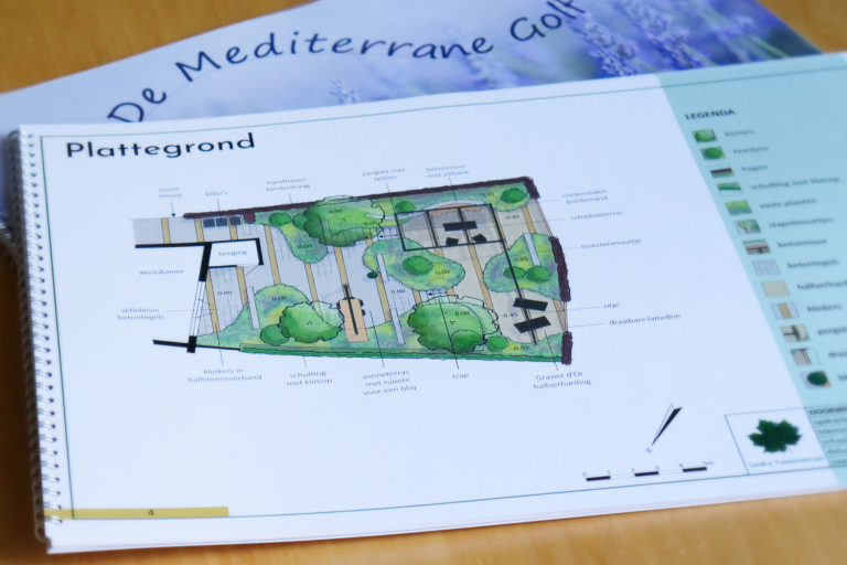 Tuinontwerpgids in A3 formaat